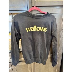 VINTAGE Wallows UNISEX Small Black And Yellow Sweatshirt Worn Once